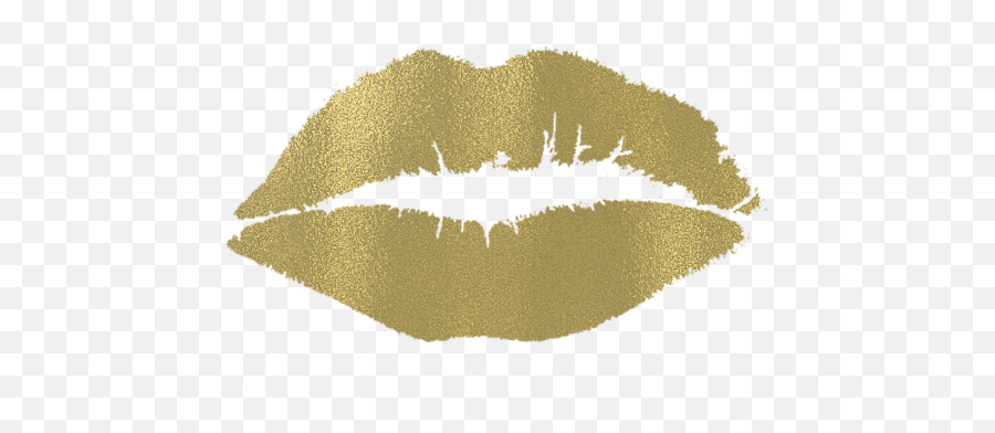 Library Of Free Gold Lips Banner Royalty Free Png Files - Gold Lips Emoji,Lips Clipart