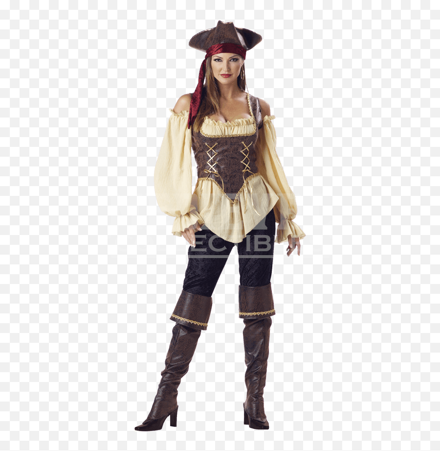 Female Pirate Png - Pirate Costume Transparent Cartoon Realistic Girl Pirate Costume Emoji,Pirate Png