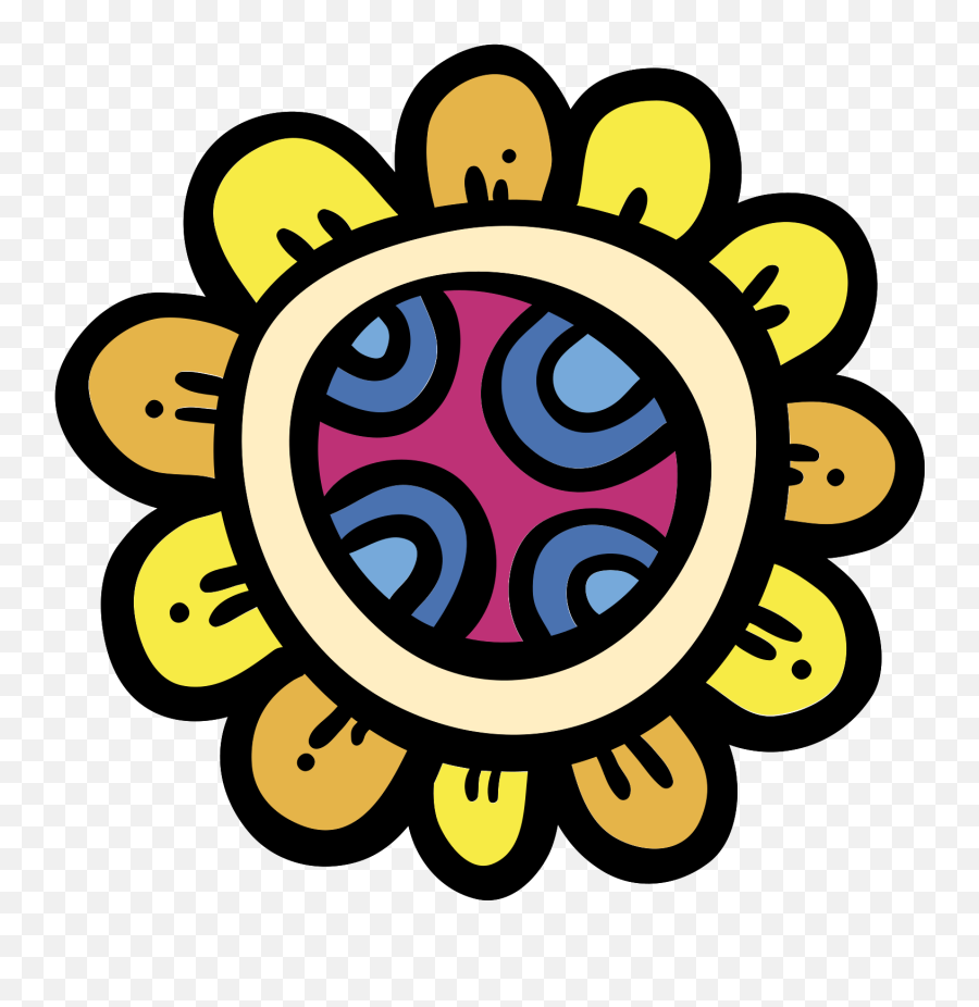Free Flower Abstract Hand Drawn 1190702 Png With Transparent - Clip Art Emoji,Hand Drawn Circle Png