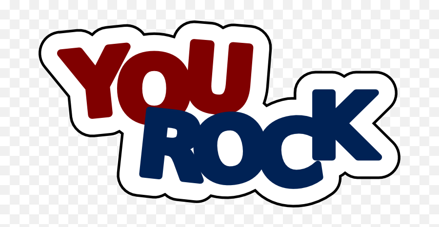 Free Clip Art You Rock - You Rock Clip Art Emoji,Rock Clipart