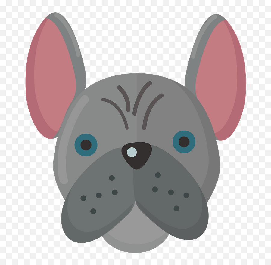 French Bulldog Clipart - Dot Emoji,French Bulldog Clipart