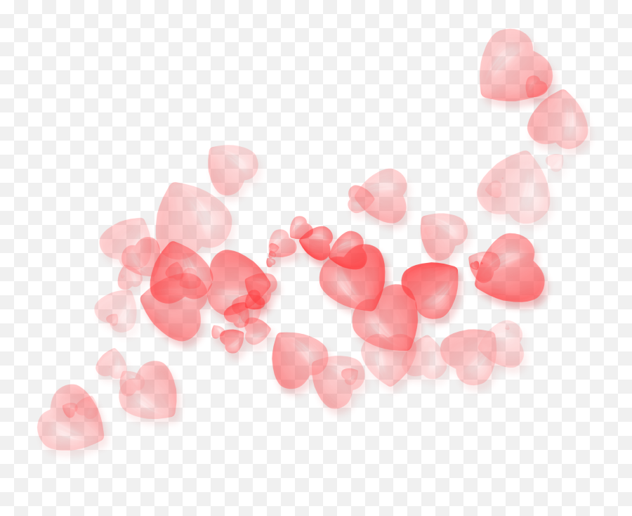 Hearts Clipart Transparent Background - Heart Background Png Emoji,Heart Transparent Background