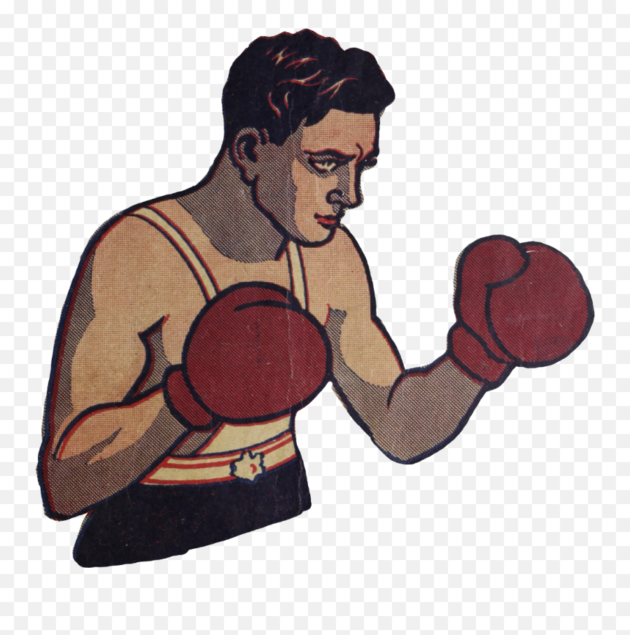 Boxinggloves Boxer Sport Vintage Manga - Vintage Boxing Glove Png Emoji,Boxing Clipart