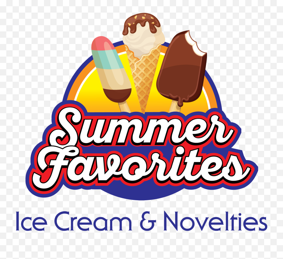 Summer Favorites Ice Cream Novelties - Summer Ice Cream Novelties Emoji,Ice Cream Logos