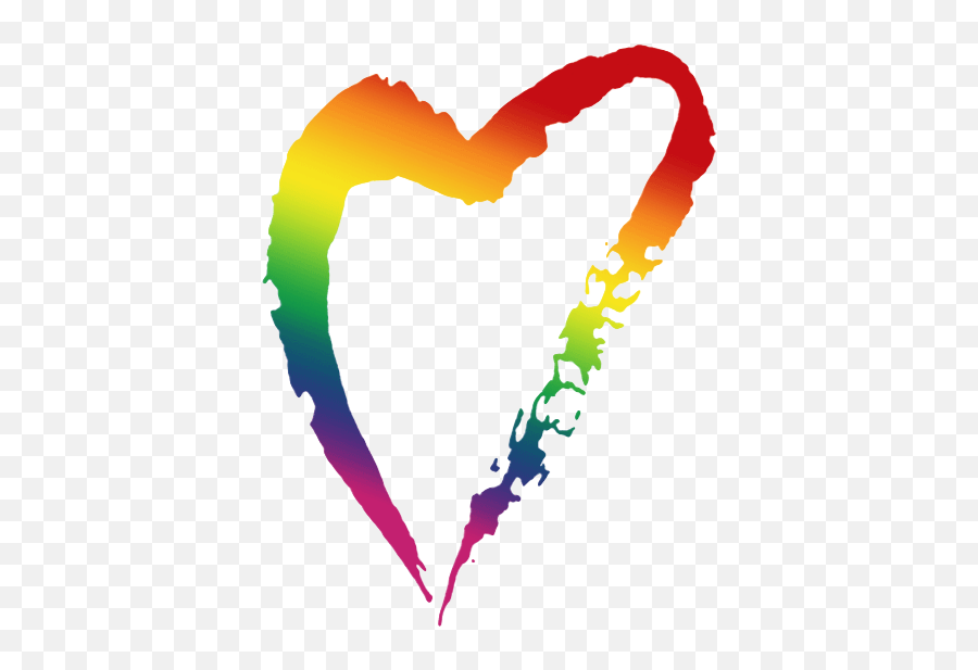 Rainbow Emoji,Rainbow Heart Png