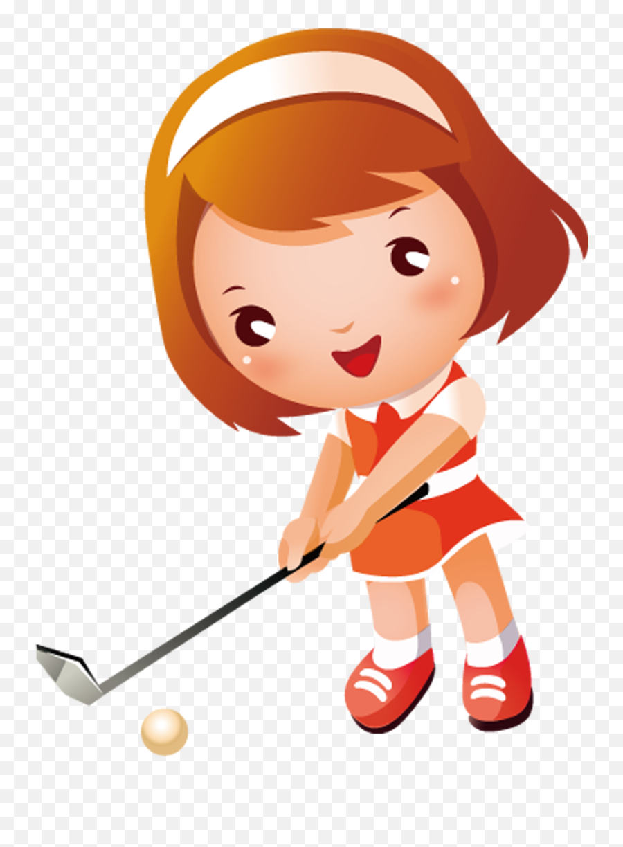 Golf Clipart Girl Golf Picture 1234730 Golf Clipart Girl Golf - Golf Sport Cartoon Emoji,Golf Clipart