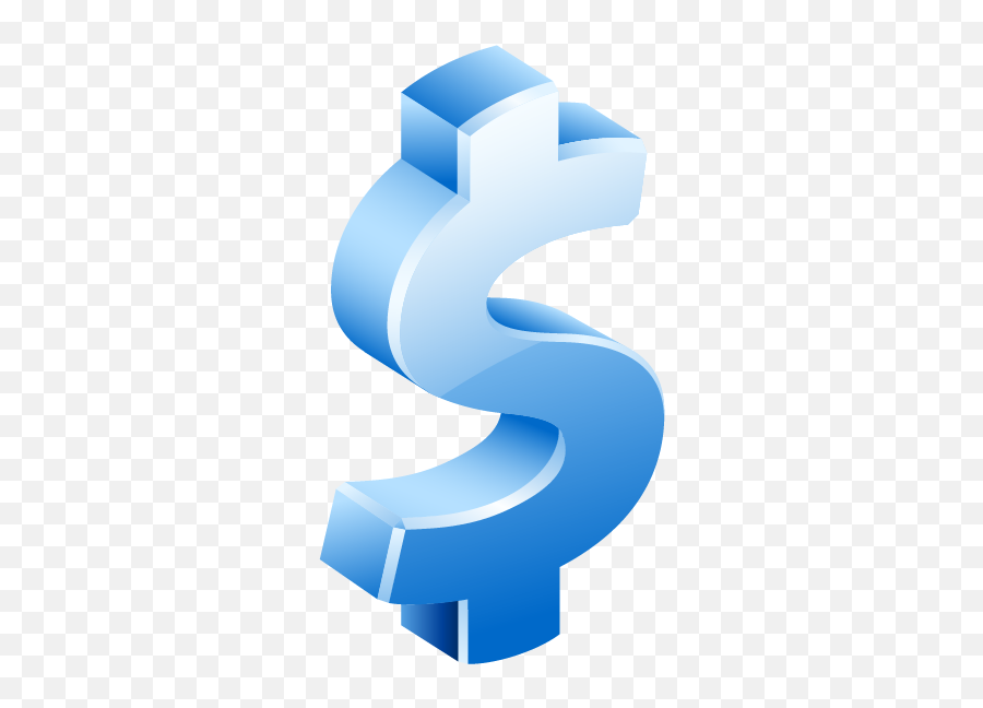 Download Hd Dollar Sign Logo Png - Png Dollar Sign Blue Emoji,Dollar Sign Logo