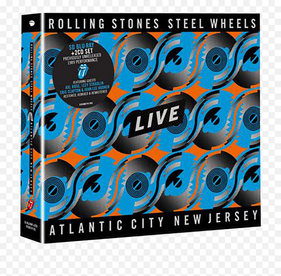Steel Wheels Live Blu - Ray U0026 2cd Rolling Stones Steel Wheels Bluray Emoji,Blu Ray Logo Png