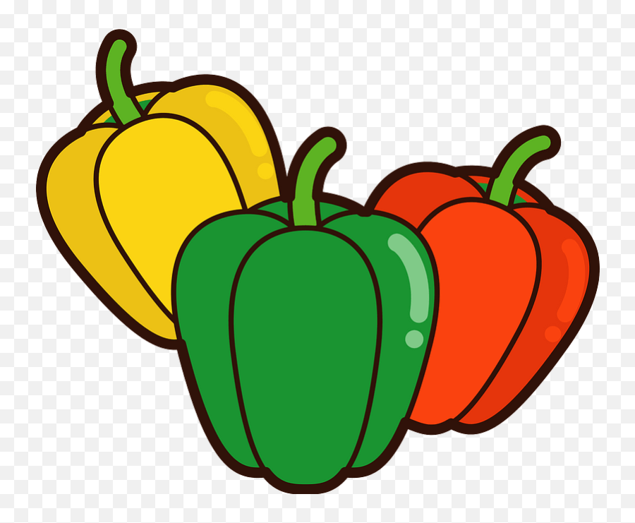 Paprika Vegetables Clipart - Paprika Clipart Emoji,Vegetables Clipart
