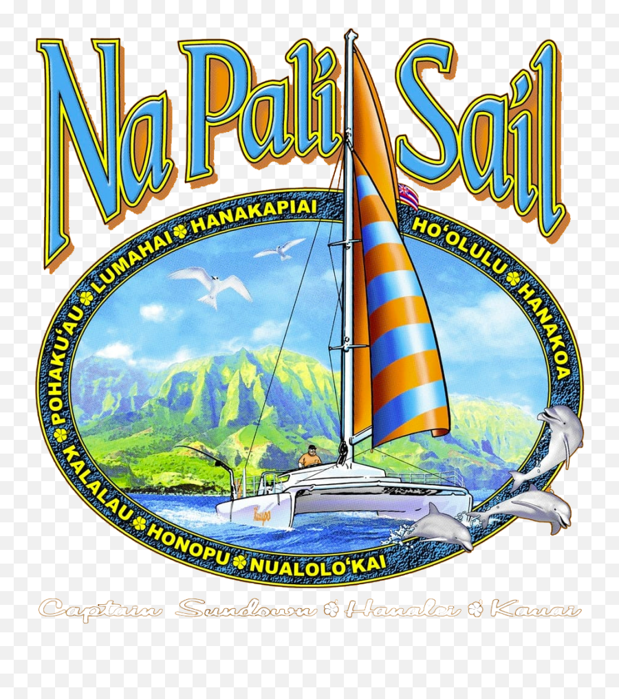 Kauai Napali Coast Boat Tours - Browar Zamo Emoji,Sailboat Logo