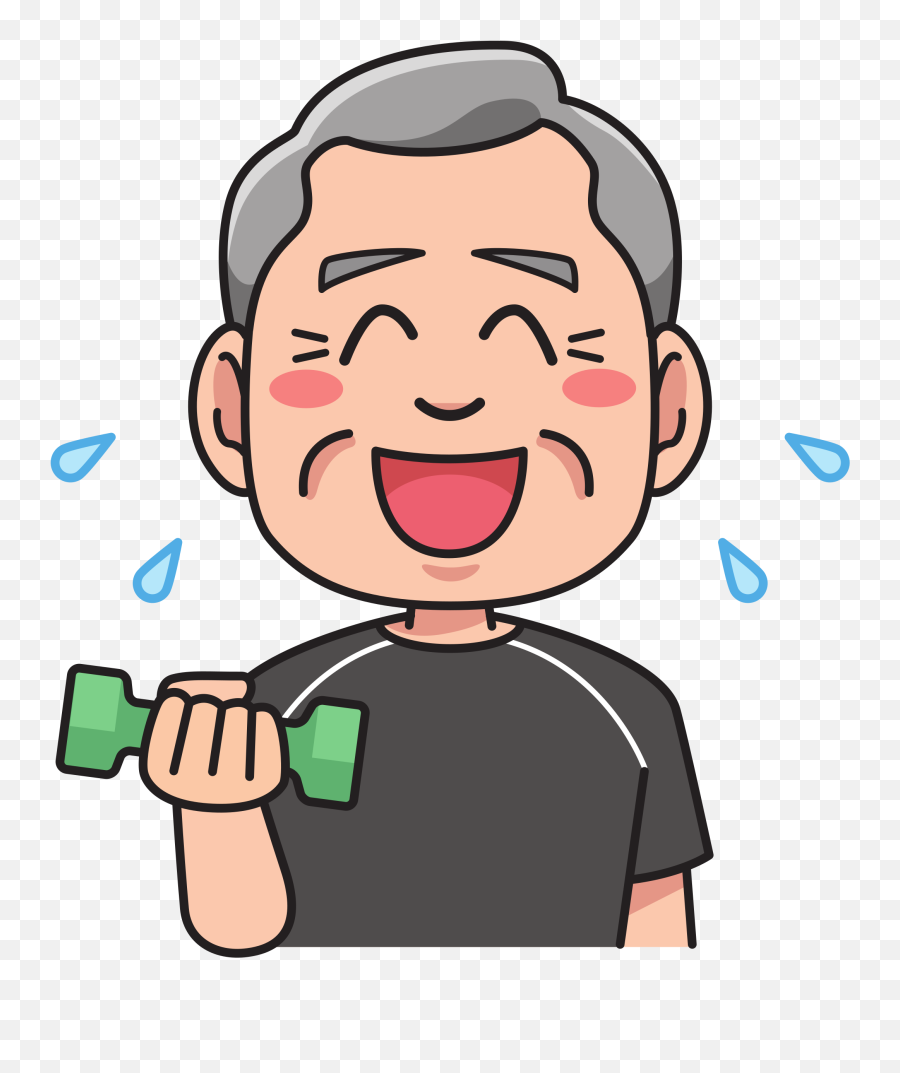 Exercising Clipart Physically Exercising Physically - Grandfathers Png Emoji,Exercise Clipart