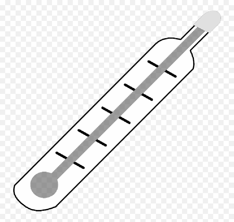 Thermometer Cold Measure Temperature Emoji,Thermometer Clipart Black And White