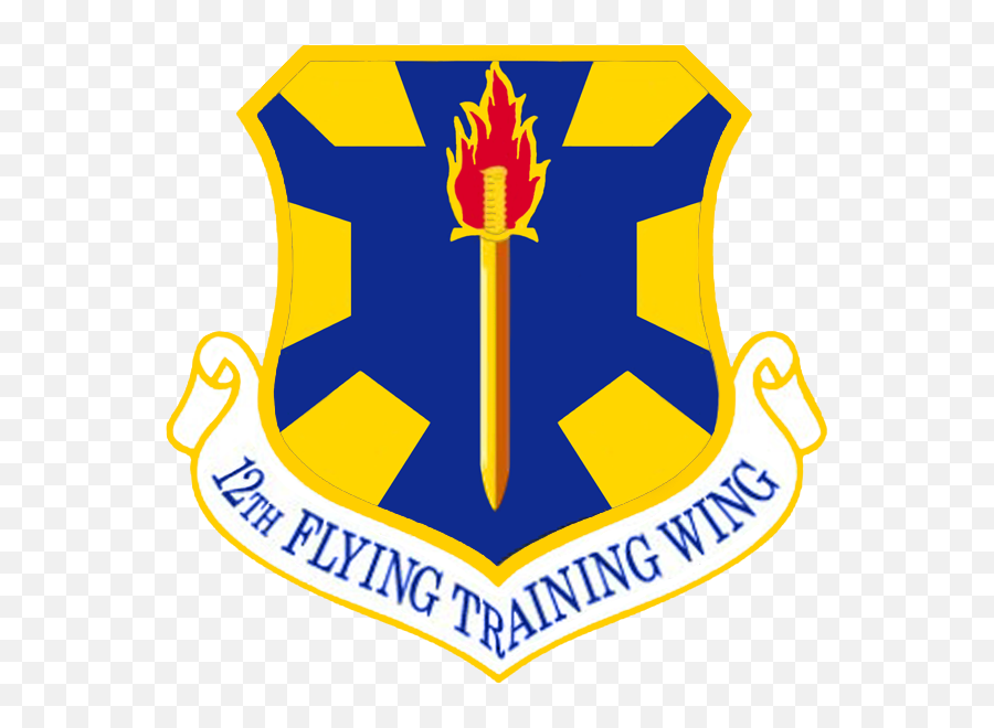 12th Flying Training Wing Us Air Force Emoji,Air Force Wings Logo