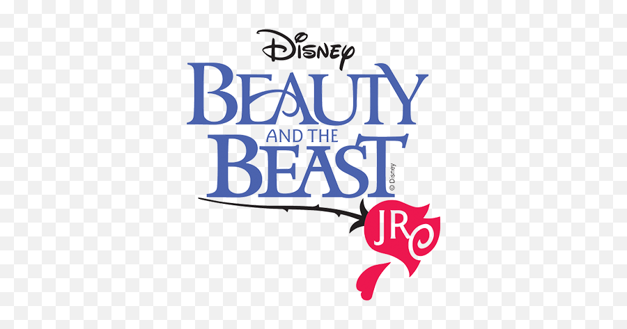 Disneys Beauty And The Beast Jr - Disney Beauty And The Beast Jr Logo Png Emoji,Beauty And The Beast Logo