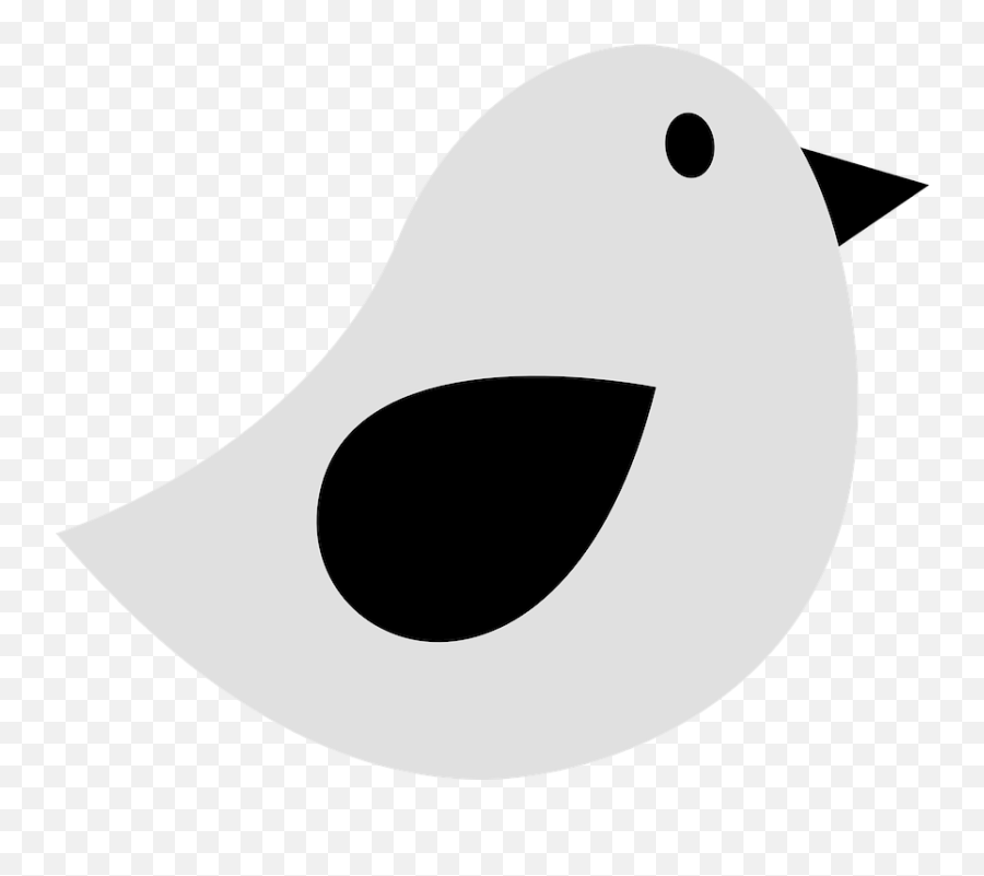 Bird Twitter Grey - Free Vector Graphic On Pixabay Emoji,Sparrow Clipart