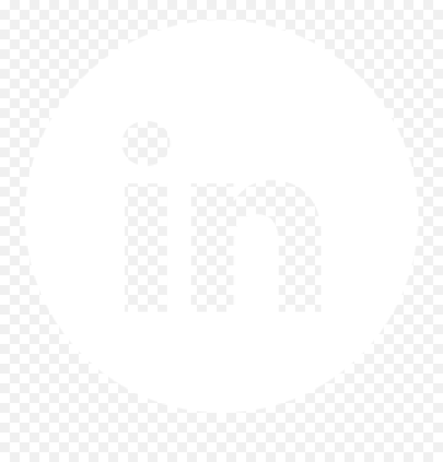 White Png Transparent Background Png - Circle Linkedin Icon White Emoji,Facebook Logo White