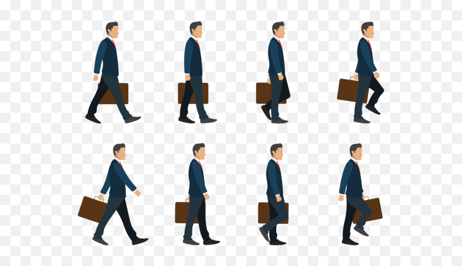 Walk Png Transparent Images - Walkin Man Animation Pngs Emoji,People Walking Png
