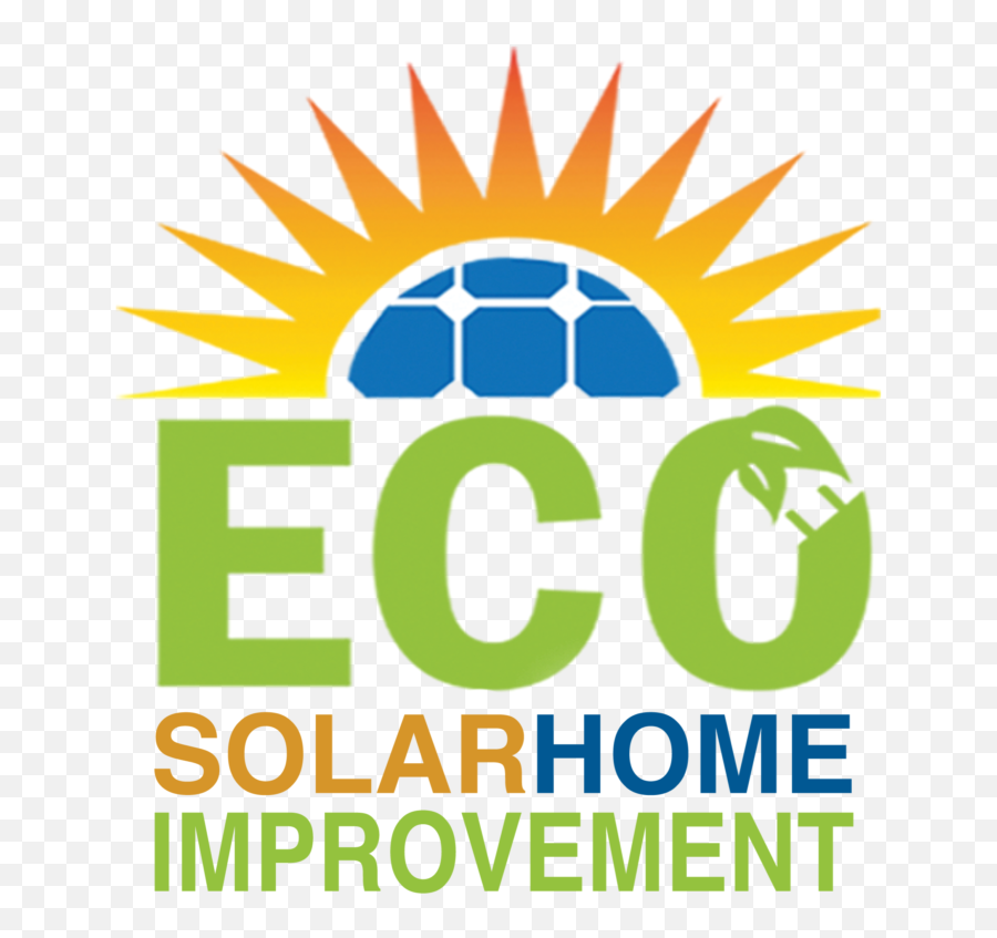 Eco Solar Home Improvement Solar - Language Emoji,Home Improvement Logo