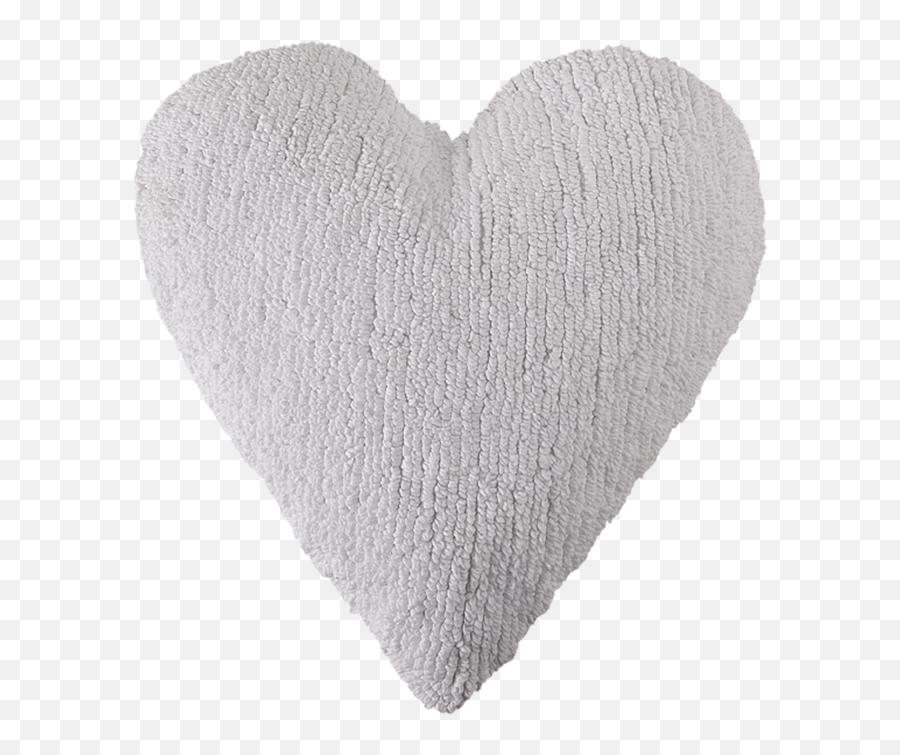Download White Heart Pillow - Lorena Canals Heart Cushion In Heart Pillow Transparent Background Emoji,White Heart Transparent Background