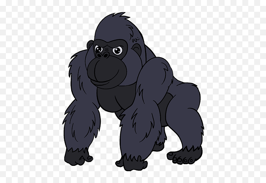 Free Transparent Gorilla Png Download - Gorilla Clipart Transparent Background Emoji,Gorilla Png