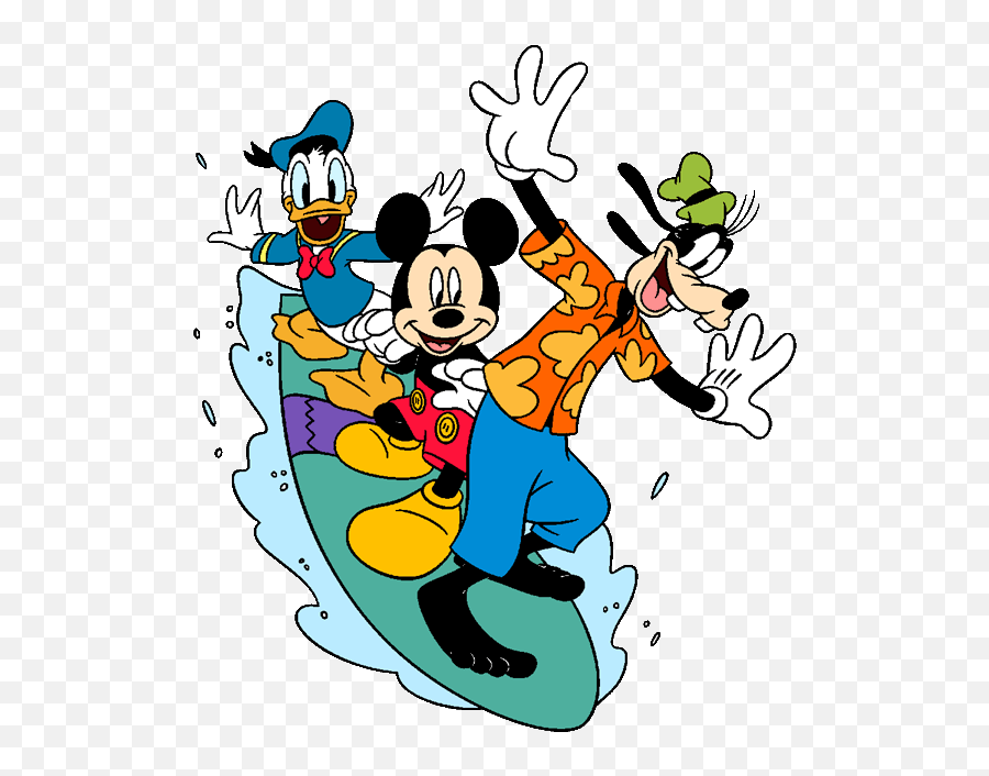 Clipart Beach Goofy Clipart Beach - Mickey Mouse Colouring Pages Emoji,Goofy Clipart