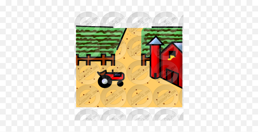Farm Picture For Classroom Therapy Use - Great Farm Clipart Illustration Emoji,Farm Clipart