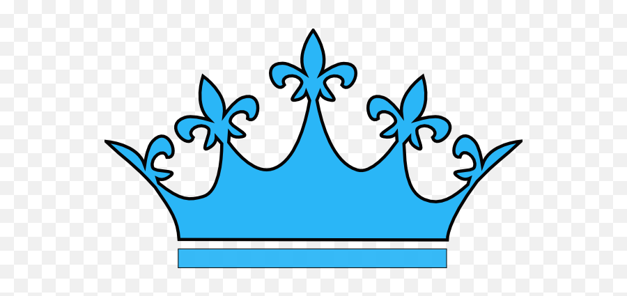 Blue Prince Crown Clip Art - Prince Crown Clip Art Emoji,Prince Clipart