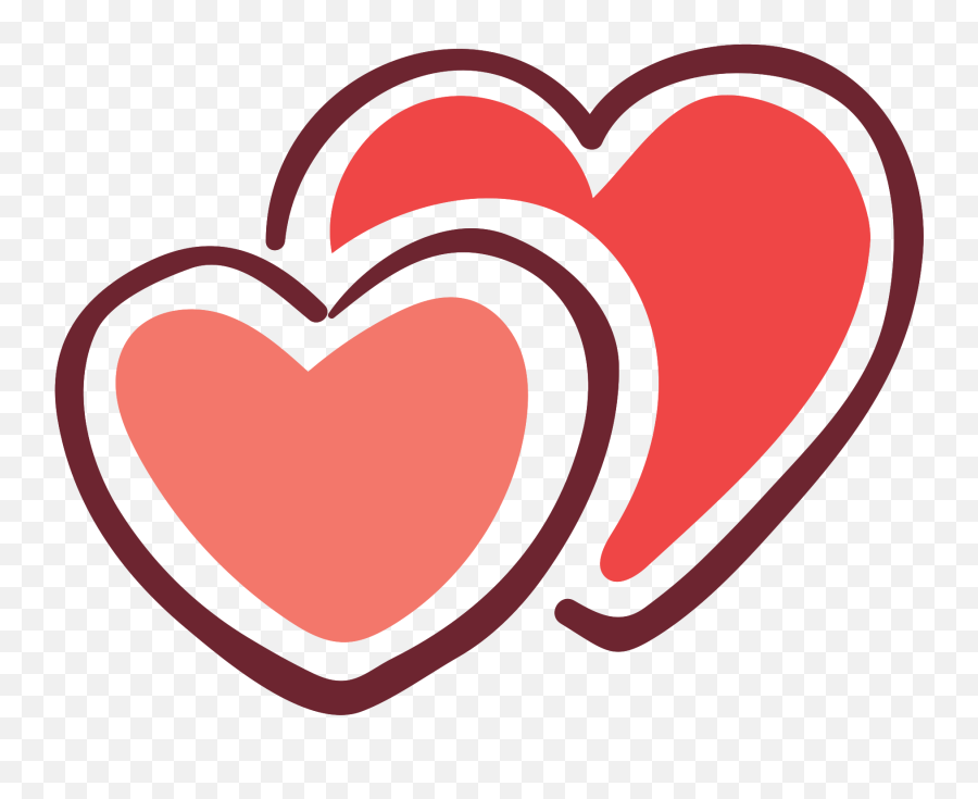 Free Heart Couple 1187719 Png With - Icon Love Cartoon Emoji,Corazones Png