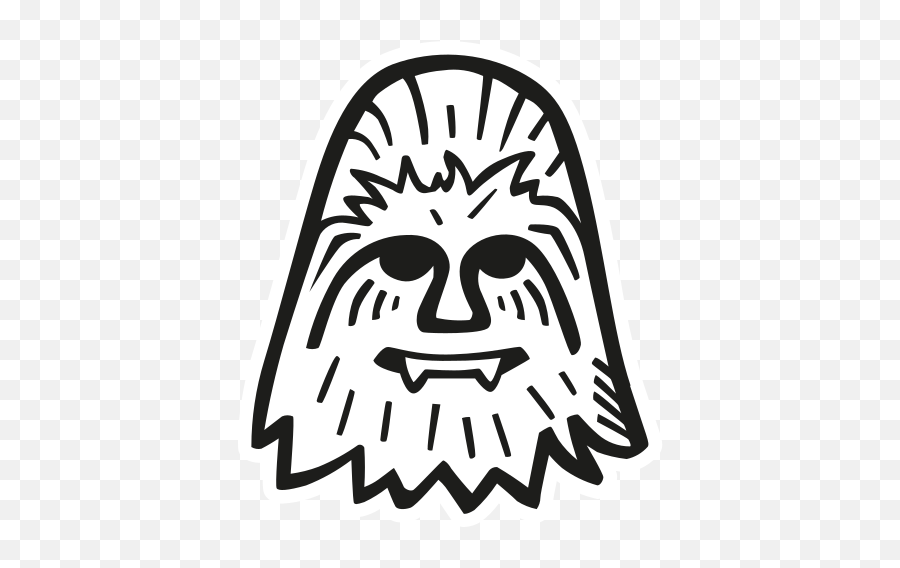 Chewbacca Free Icon Of Space Hand Drawn - Chewbacca Icon Png Emoji,Chewbacca Png
