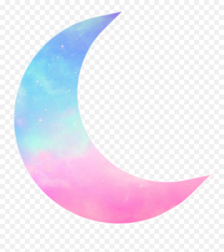 Crescent Clipart Tumblr Moon - Lua Tumblr Png Transparent Transparent Pink Crescent Moon Emoji,Cartoon Moon Png