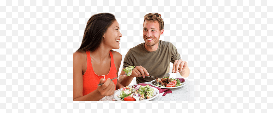 Couple Eating Png Transparent Png Image Emoji,Eating Png