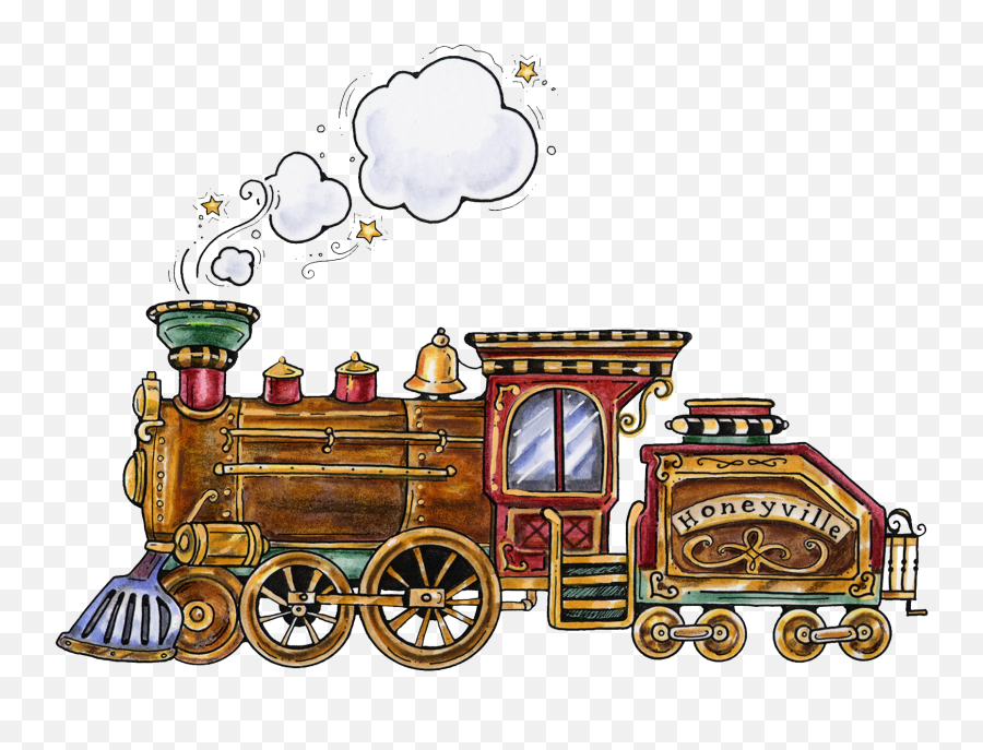 Gina Jane Johnson Emoji,Steam Locomotive Clipart