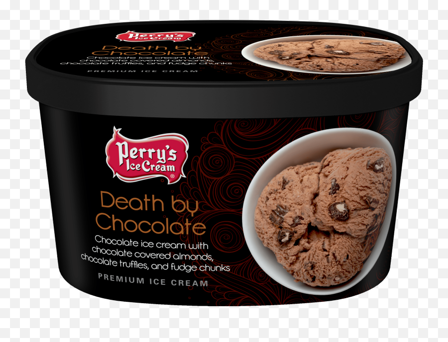 Death By Chocolate Ice Cream - Perryu0027s Ice Cream Products Emoji,Death Transparent