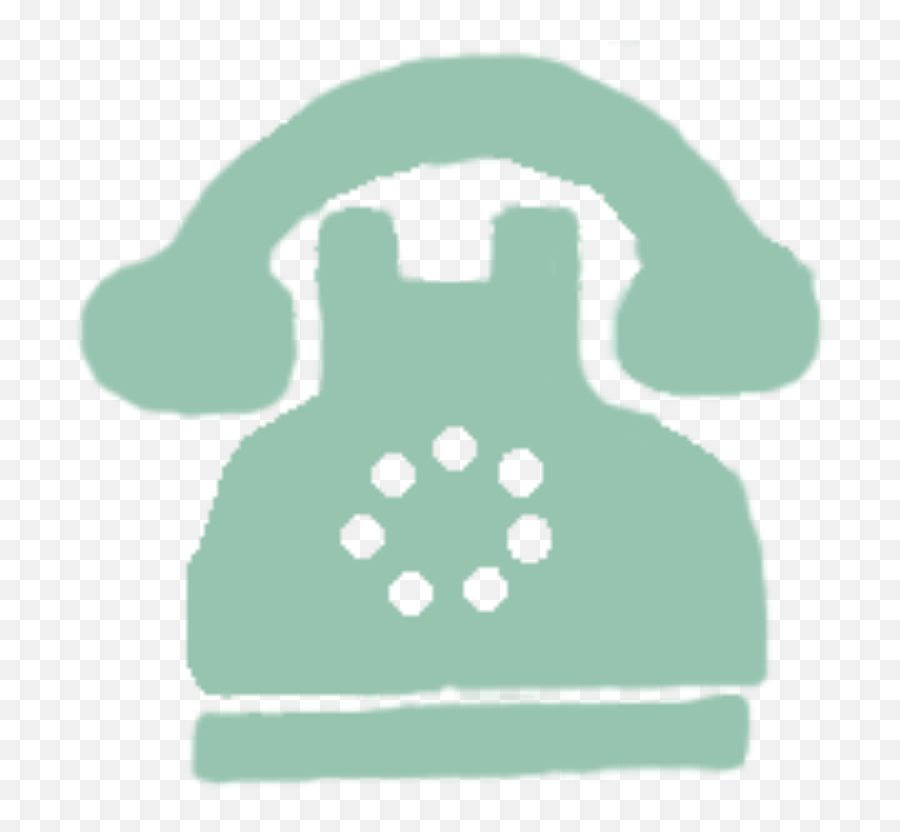 Download Hd Light Green Telephone Icon Transparent Png Image Emoji,Green Phone Logo