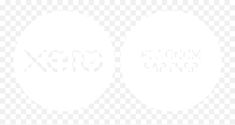 Download Xero Platinum Partner Logo White - Twitter White Dot Emoji,White Twitter Logo