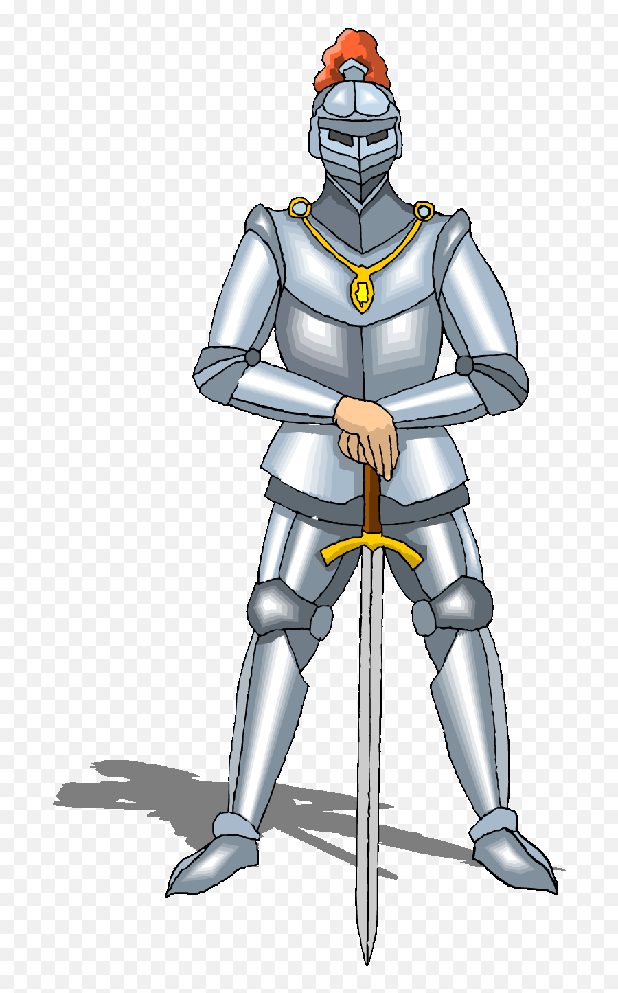 Knight Clipart Medieval Army Knight - Medieval Knight Clipart Emoji,Knight Clipart