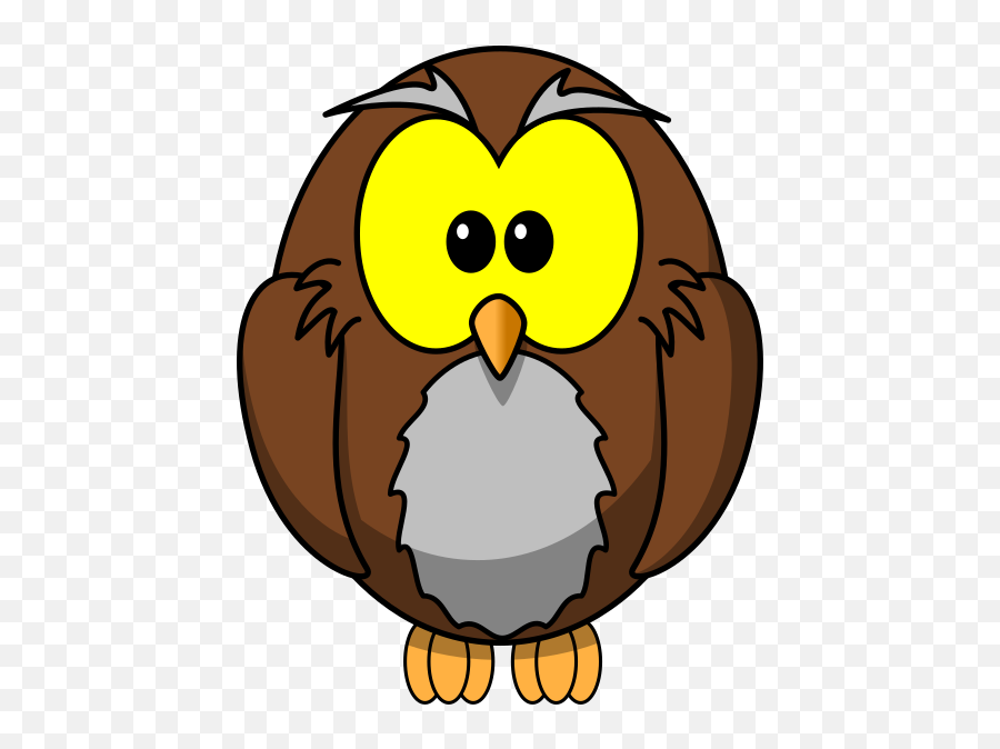 Owl Clip Art At Clkercom - Vector Clip Art Online Royalty Emoji,Owl Eyes Clipart