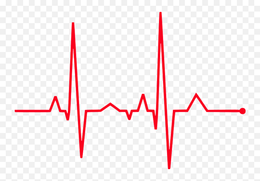 Heartbeat Line Clipart - Line Heart Beat Clipart Emoji,Heartbeat Clipart