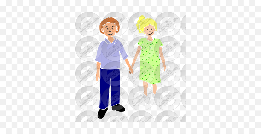 Hold Hands Stencil For Classroom - Holding Hands Emoji,Holding Hands Clipart
