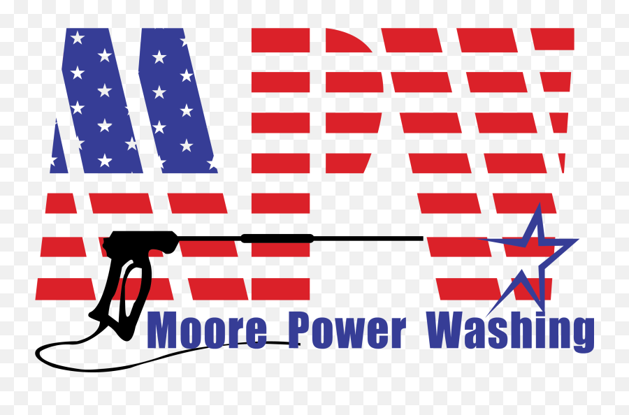 Moore Power Washing - American Emoji,Pressure Washing Logo