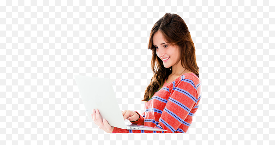 Woman Girl Png Image - Woman With Laptop Png Full Size Png Professional Girl With Laptop Png Emoji,Laptop Png