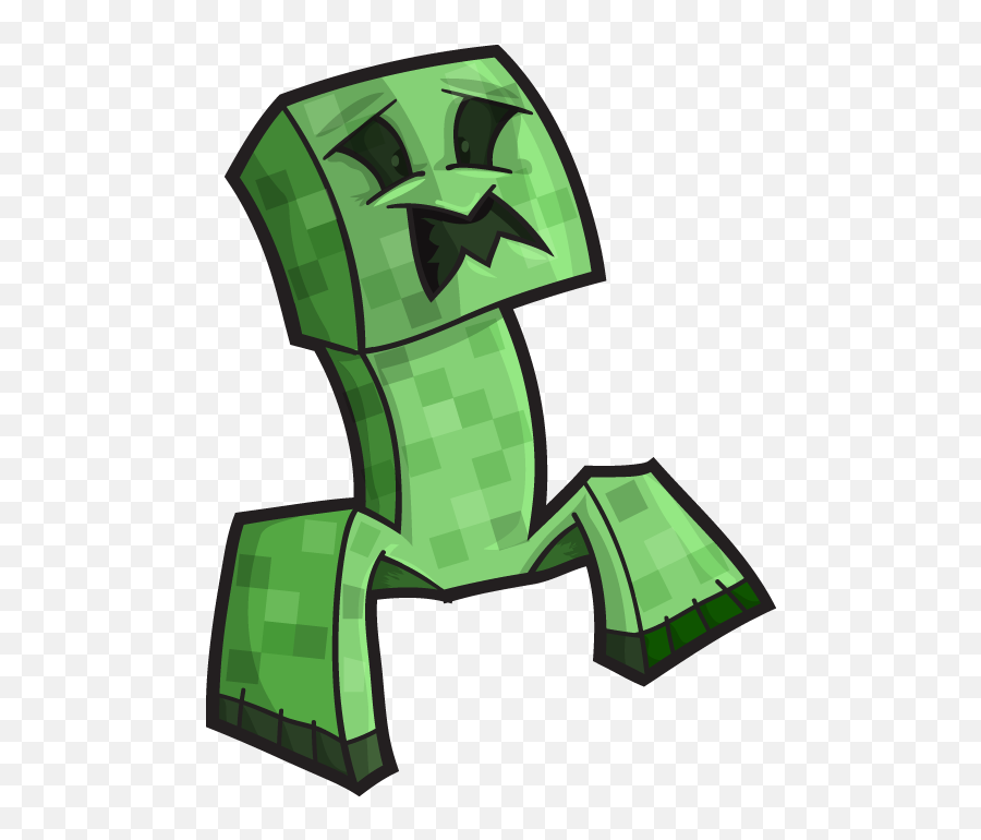 Download Minecraft Png Creeper - Creeper Art Png Emoji,Creeper Png