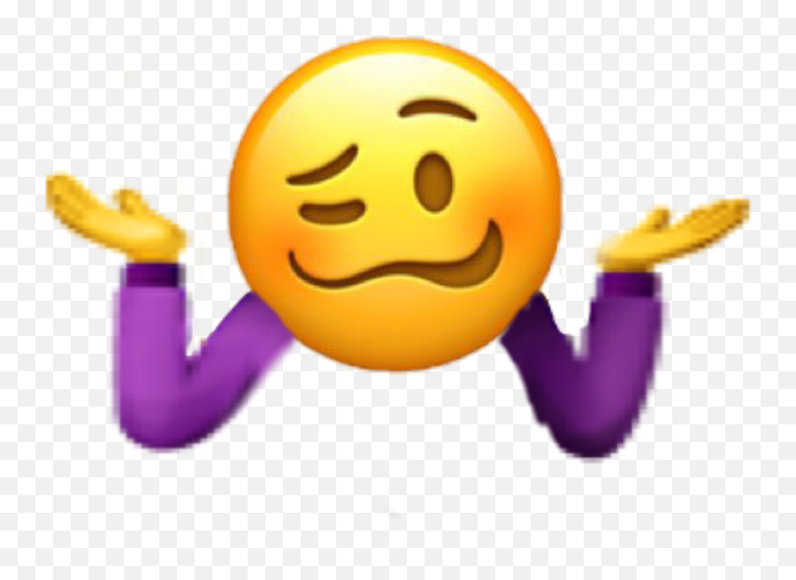 Happy Emoji,Shrug Emoji Png