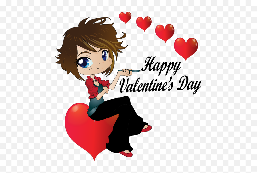 Happy Valentine Day Smiley Emoticon Clipart I2clipart - Design Emoji,Happy Valentine's Day Clipart