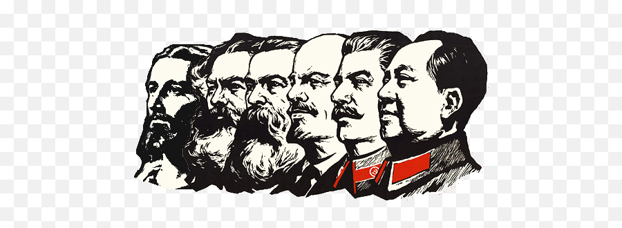 Marx Lenin Stalin Mao Png Image With No - Marx Lenin Stalin Mao Png Emoji,Karl Marx Png