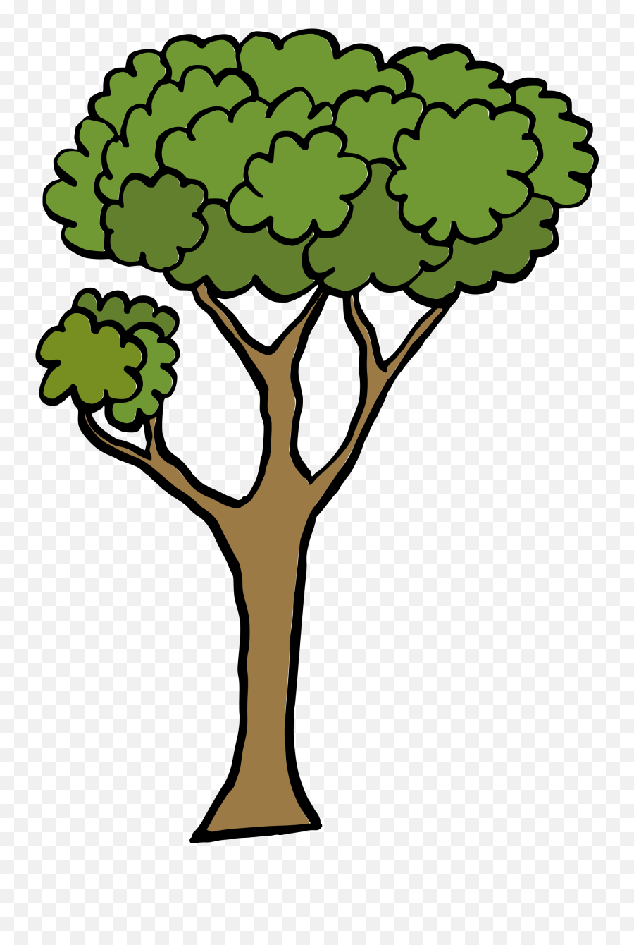 Cartoon Tree Vector Svg Png - Cartoon Tree Transparent Emoji,Tree Png