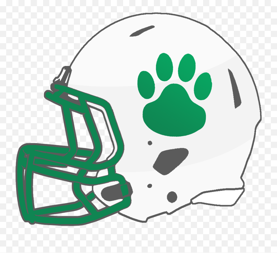 Library Of Football Helmet Vector Png Black And White - Cartoon Green Football Helmet Emoji,Football Helmet Clipart