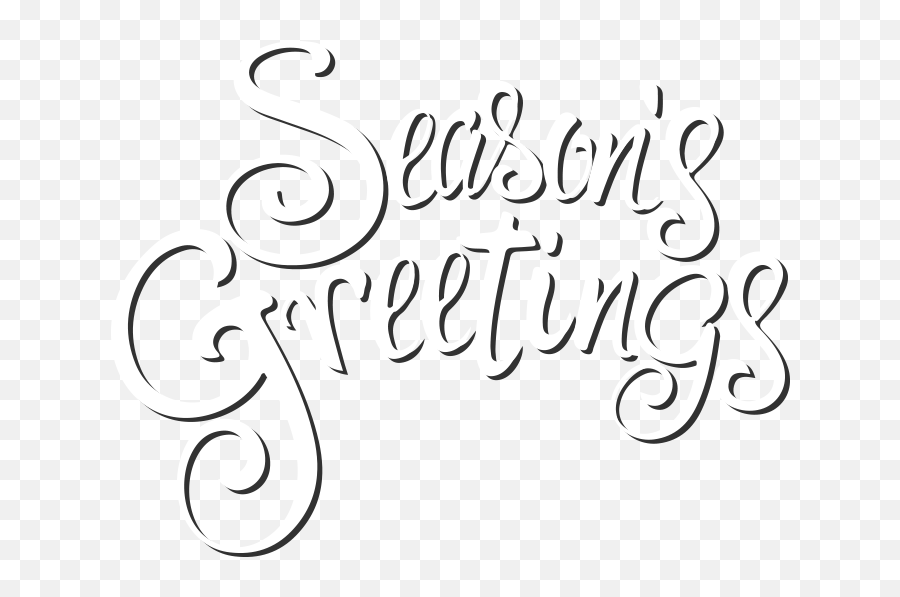Season Greetings - Transparent Greetings Png Emoji,Seasons Greetings Clipart