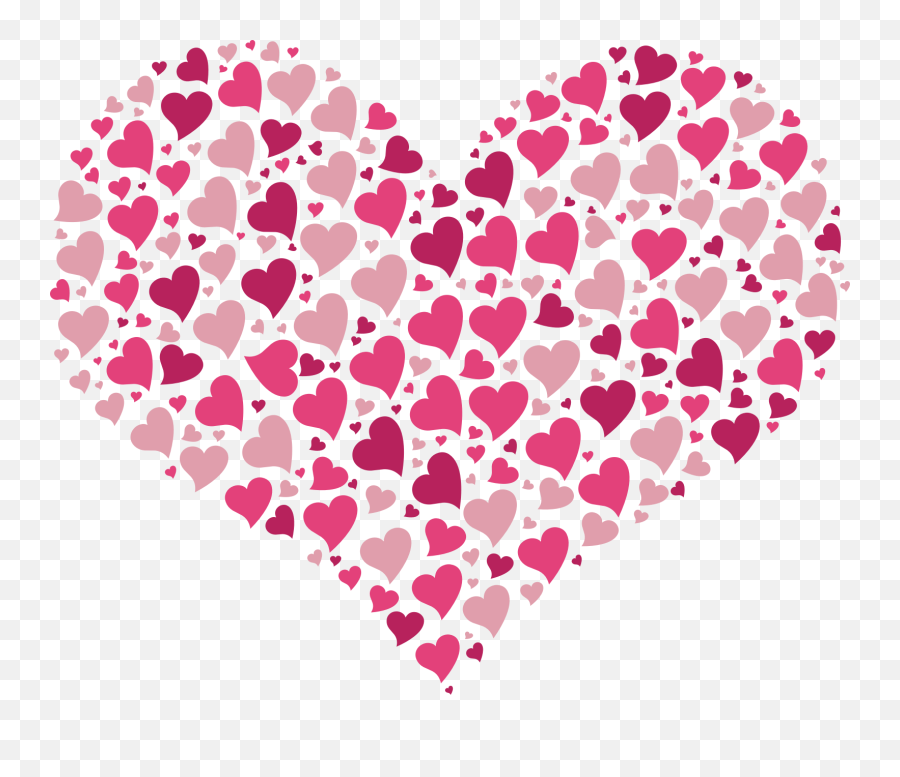 Of Hearts Clipart Free Svg File - Clip Art Emoji,Heart Clipart