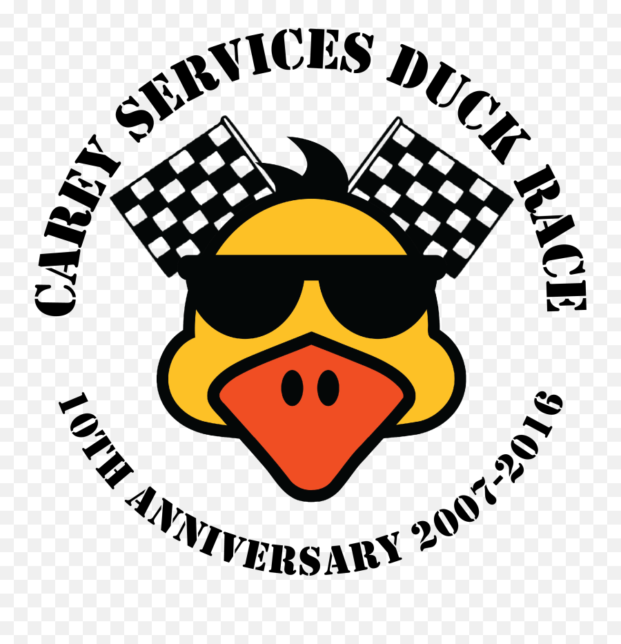 2016 Duck Race Huge Success U2013 Carey Services - Stickers Cool Emoji,Race Logo